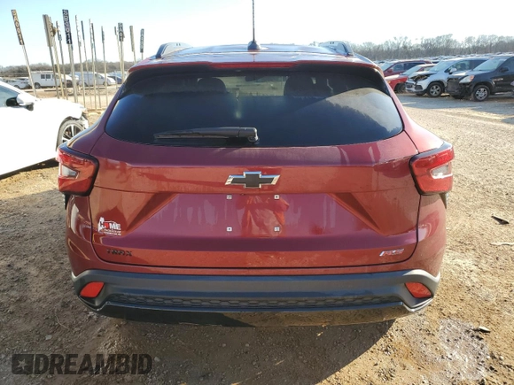2024 Chevrolet Trax 2RS with VIN KL77LJE25RC007850, listed as a Copart auction lot 46235095 with 13,904 mi miles and Salvage Title. Bid and sale history available at DreamBid. Image 6.
