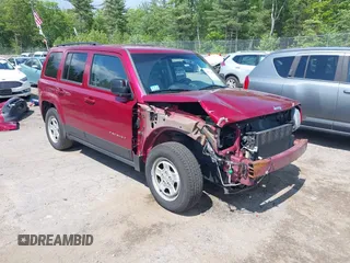 2014 Jeep Patriot Sport with VIN 1C4NJPBA8ED864375, listed as a IAAI auction lot 42393385 with 148,480 mi miles and . Bid and sale history available at DreamBid. Image 1.