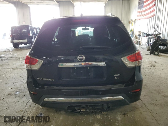 2013 Nissan Pathfinder SL with VIN 5N1AR2MM4DC608252, listed as a Copart auction lot 59635945 with 169,371 mi miles and Non repairable. Bid and sale history available at DreamBid. Image 6.