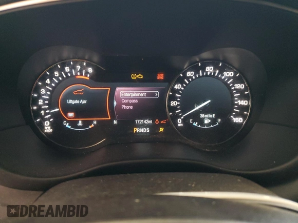 2016 Lincoln MKC Premier with VIN 5LMCJ1C94GUJ21815, listed as a Copart auction lot 61552955 with 172,142 mi miles and Non repairable. Bid and sale history available at DreamBid. Image 9.