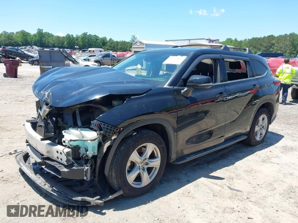2021 Toyota Highlander L with VIN 5TDZZRAHXMS526743, listed as a IAAI auction lot 42335813 with 79,000 mi miles and . Bid and sale history available at DreamBid. Image 17.