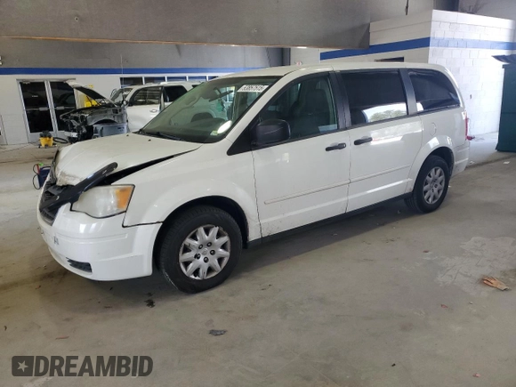 2008 Chrysler Town & Country LX with VIN 2A8HR44HX8R750841, listed as a Copart auction lot 53857515 with 157,460 mi miles and Salvage Title. Bid and sale history available at carsss.com. Image 1.