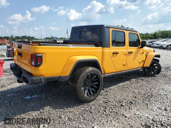 2021 Jeep Gladiator Sport S с VIN 1C6HJTAG9ML561192, выставлен на аукционе Copart как лот 61616395 с пробегом 76 399 миль миль и Списание • Salvage title. История ставок и продаж доступна на DreamBid. Изображение 3.
