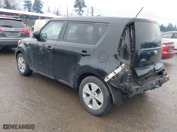 2016 Kia Soul with VIN KNDJN2A24G7312504, listed as a IAAI auction lot 41852223 with 19,160 mi miles. Bid and sale history available at carsss.com. Image 3.