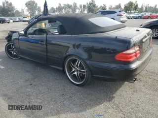 2002 Mercedes-Benz CLK 55 AMG with VIN WDBLK74G62T106105, listed as a Copart auction lot 82887684 with Not Provided miles and Salvage Title. Bid and sale history available at DreamBid. Image 2.
