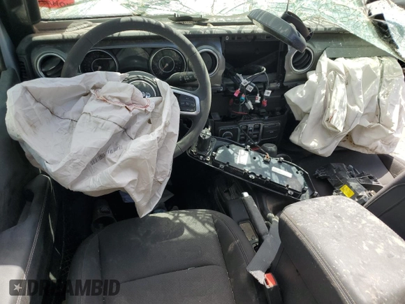 2023 Jeep Gladiator Overland with VIN 1C6HJTFG3PL564263, listed as a Copart auction lot 57021075 with Not provided miles and Non repairable. Bid and sale history available at DreamBid. Image 8.