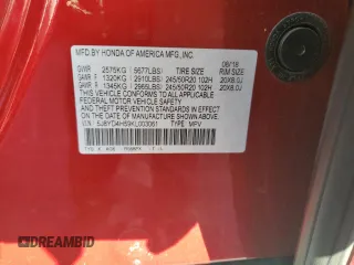 2019 Acura MDX Technology with VIN 5J8YD4H59KL003061, listed as a Copart auction lot 53265705 with 128,062 mi miles and Salvage title. Bid and sale history available at DreamBid. Image 14.