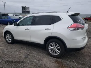 2015 Nissan Rogue SV with VIN 5N1AT2MVXFC805004, listed as a Copart auction lot 51209135 with 125,639 mi miles and Salvage Title. Bid and sale history available at DreamBid. Image 2.