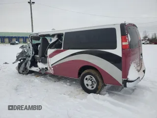 2011 Chevrolet Express Passenger 1LT with VIN 1GAZG1FG1B1109232, listed as a Copart auction lot 84252874 with Not provided miles and Salvage title. Bid and sale history available at DreamBid. Image 2.