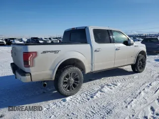 2017 Ford F-150 XL with VIN 1FTEW1EG0HFA61440, listed as a Copart auction lot 88525075 with 109,491 mi miles and Salvage Title. Bid and sale history available at carsss.com. Image 3.