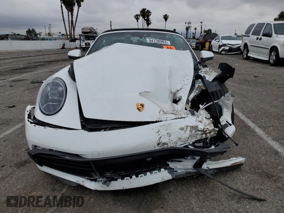 2022 Porsche 911 Carrera with VIN WP0CA2A98NS236572, listed as a Copart auction lot 54138963 with 0 mi miles. Bid and sale history available at carsss.com. Image 5.