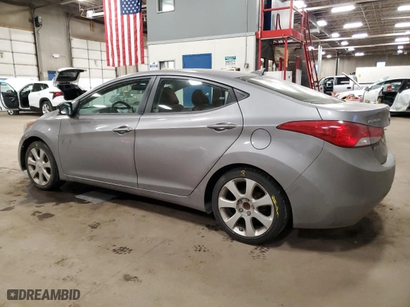 2011 Hyundai Elantra Ltd with VIN KMHDH4AE5BU143139, listed as a Copart auction lot 48597565 with 113,020 mi miles and Salvage Title. Bid and sale history available at carsss.com. Image 2.