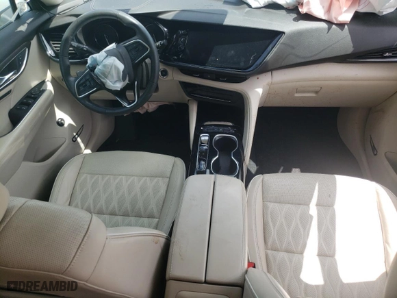 2021 Buick Envision Avenir with VIN LRBFZRR41MD122678, listed as a Copart auction lot 43330185 with 0 mi miles and Salvage Title. Bid and sale history available at carsss.com. Image 8.