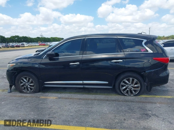 2015 Infiniti QX60 with VIN 5N1AL0MNXFC511350, listed as a IAAI auction lot 42117809 with 128,274 mi miles and . Bid and sale history available at DreamBid. Image 14.