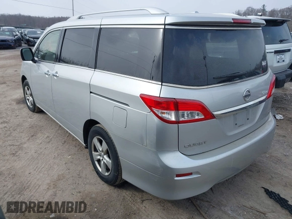 2017 Nissan Quest SV z VIN JN8AE2KP6H9167955, wystawiony jako IAAI lot #41628746 z przebiegiem 126 655 mil mil oraz . Historia ofert i sprzedaży dostępna na DreamBid. Obrazek 3.