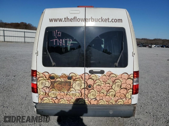 2013 Ford Transit Connect XL with VIN NM0LS6AN8DT175957, listed as a Copart auction lot 82592634 with 0 mi miles and Salvage Title. Bid and sale history available at carsss.com. Image 6.