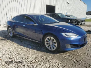 2016 Tesla Model S 70 with VIN 5YJSA1E11GF142964, listed as a Copart auction lot 48319945 with 99,999 mi miles and Clean title. Bid and sale history available at DreamBid. Image 4.