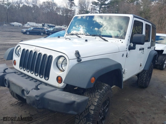 2013 Jeep Wrangler Unlimited Sport with VIN 1C4BJWDG1DL695934, listed as a IAAI auction lot 41691295 with 141,627 mi miles. Bid and sale history available at carsss.com. Image 17.
