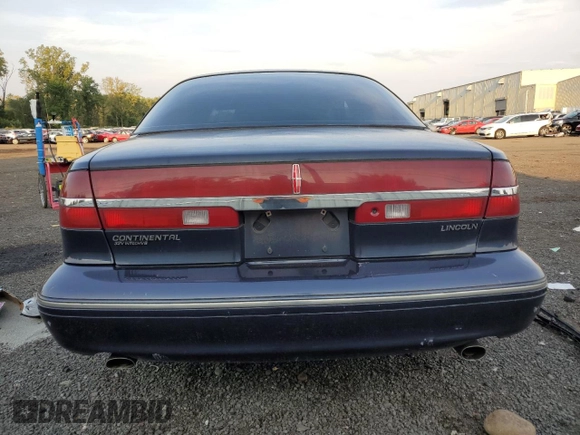 1996 Lincoln Continental with VIN 1LNLM97V7TY712532, listed as a Copart auction lot 74363424 with 0 mi miles and Non Repairable. Bid and sale history available at carsss.com. Image 6.