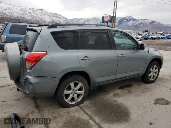 2007 Toyota RAV4 Limited with VIN JTMZK34V375006784, listed as a Copart auction lot 42452675 with 243,340 mi miles and Salvage Title. Bid and sale history available at carsss.com. Image 3.