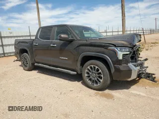 2024 Toyota Tundra Limited Hybrid with VIN 5TFJC5DBXRX057850, listed as a Copart auction lot 55224795 with 6,401 mi miles and Salvage title. Bid and sale history available at DreamBid. Image 4.