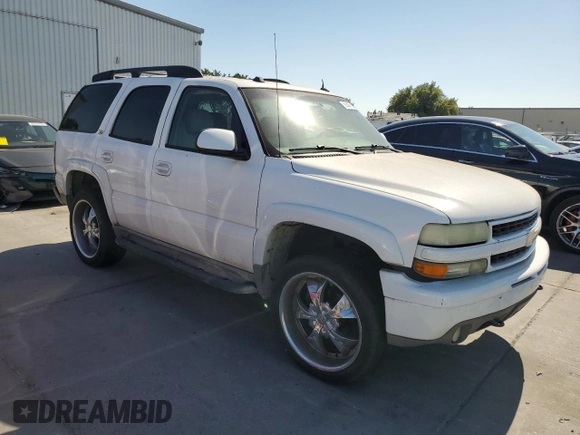2004 Chevrolet Tahoe Z71 with VIN 1GNEK13T44R142842, listed as a Copart auction lot 62609755 with 229,554 mi miles and Salvage title. Bid and sale history available at DreamBid. Image 4.