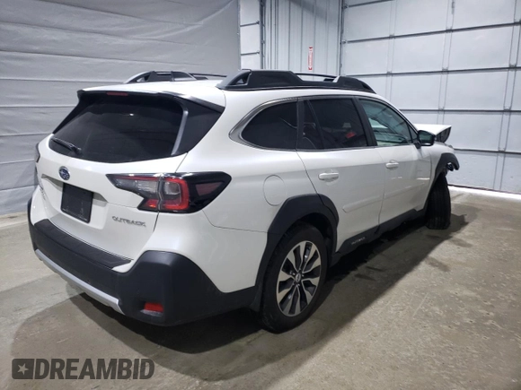 2025 Subaru Outback Limited with VIN 4S4BTANC2S3131081, listed as a Copart auction lot 48285795 with 7,210 mi miles and Salvage title. Bid and sale history available at DreamBid. Image 3.
