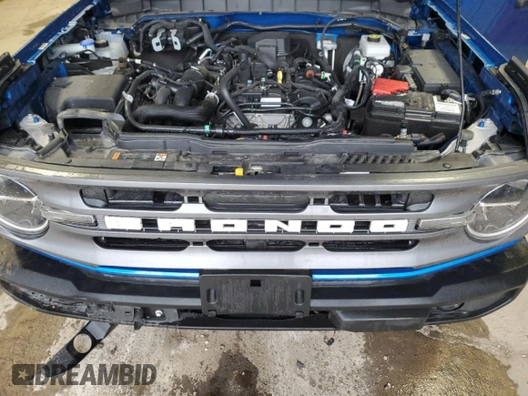 2023 Ford Bronco with VIN 1FMDE5BH0PLB56286, listed as a Copart auction lot 57166655 with 45,216 mi miles and Salvage title. Bid and sale history available at DreamBid. Image 12.