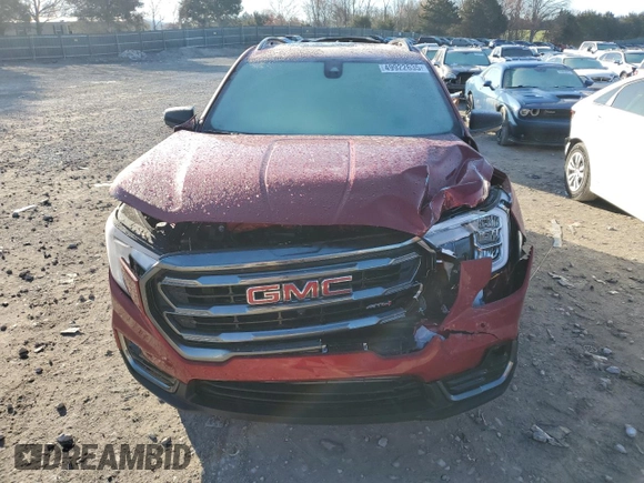 2024 GMC Terrain AT4 with VIN 3GKALYEG9RL389323, listed as a Copart auction lot 49922635 with 2,945 mi miles and Salvage Title. Bid and sale history available at DreamBid. Image 5.
