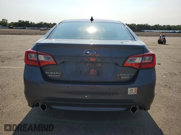 2017 Subaru Legacy Limited with VIN 4S3BNEN69H3033464, listed as a Copart auction lot 63486885 with 63,041 mi miles and Salvage title. Bid and sale history available at DreamBid. Image 6.