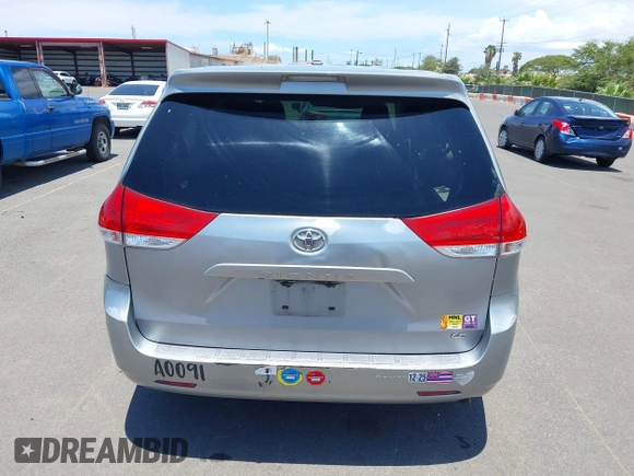 2011 Toyota Sienna LE AAS with VIN 5TDKK3DC0BS040975, listed as a IAAI auction lot 42639431 with 430,456 mi miles and . Bid and sale history available at DreamBid. Image 16.