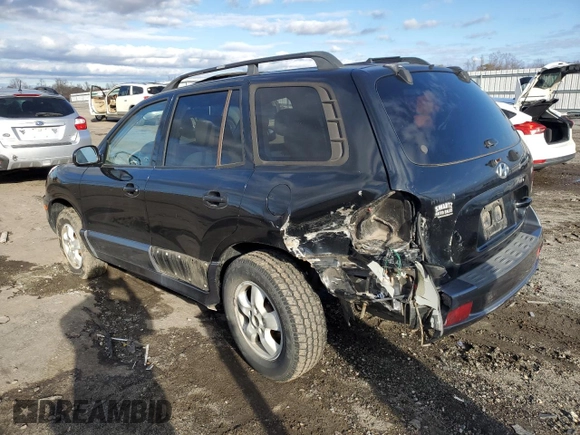 2005 Hyundai Santa Fe GLS with VIN KM8SC13EX5U966400, listed as a Copart auction lot 80776403 with 132,840 mi miles and Salvage Title. Bid and sale history available at carsss.com. Image 2.