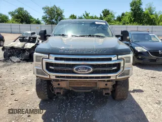 2021 Ford F-350 XL with VIN 1FT8W3BT1MEC69708, listed as a Copart auction lot 56928725 with 106,637 mi miles and Salvage title. Bid and sale history available at DreamBid. Image 5.