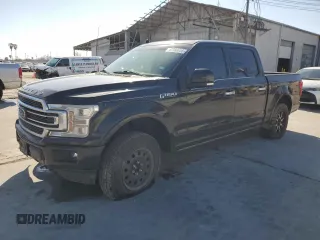 2019 Ford F-150 Limited with VIN 1FTEW1EG5KFA79911, listed as a Copart auction lot 46366655 with 101,481 mi miles and Salvage Title. Bid and sale history available at carsss.com. Image 1.