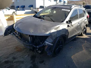 2019 Nissan Rogue SL with VIN 5N1AT2MV7KC732443, listed as a Copart auction lot 46988794 with 142,506 mi miles and Salvage Title. Bid and sale history available at carsss.com. Image 1.