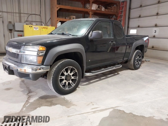 2007 Chevrolet Colorado LT w/1LT with VIN 1GCDT19E778208837, listed as a IAAI auction lot 41988761 with 78,310 mi miles. Bid and sale history available at carsss.com. Image 2.