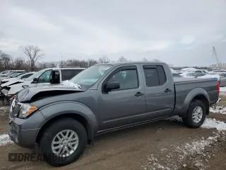 2016 Nissan Frontier SV with VIN 1N6AD0FV7GN767026, listed as a Copart auction lot 44889855 with 58,532 mi miles and Salvage Title. Bid and sale history available at carsss.com. Image 1.