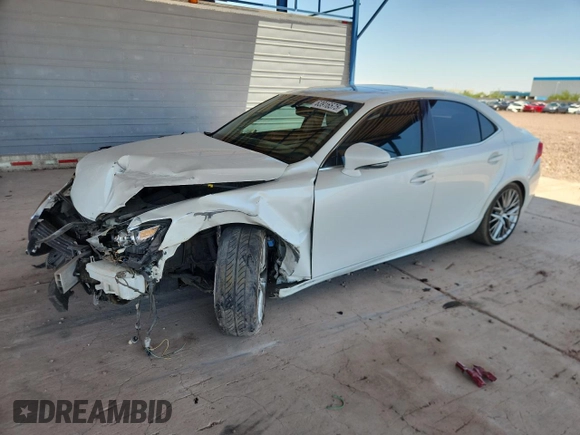 2014 Lexus IS 250 with VIN JTHBF1D29E5001908, listed as a Copart auction lot 63916575 with 225,674 mi miles and Salvage title. Bid and sale history available at DreamBid. Image 1.