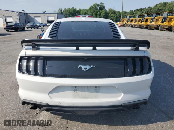 2020 Ford Mustang EcoBoost with VIN 1FA6P8TH5L5137177, listed as a Copart auction lot 57519255 with 82,865 mi miles and Salvage title. Bid and sale history available at DreamBid. Image 6.