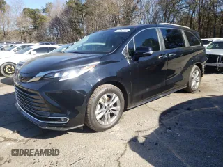2022 Toyota Sienna Limited with VIN 5TDZRKEC6NS096037, listed as a Copart auction lot 87068304 with 47,825 mi miles and Salvage title. Bid and sale history available at DreamBid. Image 1.