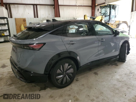 2024 Nissan ARIYA Platinum+ with VIN JN1DF0CD4RM740934, listed as a Copart auction lot 57384945 with 3,141 mi miles and Salvage title. Bid and sale history available at DreamBid. Image 3.