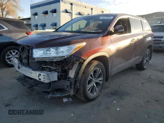 2019 Toyota Highlander Hybrid LE with VIN 5TDBGRFH7KS077812, listed as a Copart auction lot 83648904 with 80,243 mi miles and Salvage title. Bid and sale history available at DreamBid. Image 1.