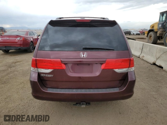 2008 Honda Odyssey EX-L with VIN 5FNRL38678B075882, listed as a Copart auction lot 52539105 with 207,404 mi miles and Salvage Title. Bid and sale history available at carsss.com. Image 6.