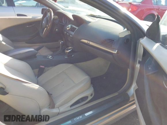 2004 BMW 6 Series 645Ci with VIN WBAEK73404B320188, listed as a IAAI auction lot 41341111 with 126,233 mi miles. Bid and sale history available at carsss.com. Image 5.
