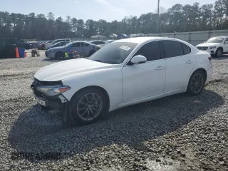 2019 Alfa Romeo Giulia Sport with VIN ZARFAMAN5K7599504, listed as a Copart auction lot 48114655 with 87,155 mi miles and Salvage title. Bid and sale history available at DreamBid. Image 1.