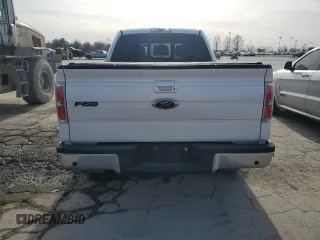 2011 Ford F-150 XLT with VIN 1FTFW1ET0BFC13533, listed as a Copart auction lot 47550285 with 153,757 mi miles and Salvage Title. Bid and sale history available at carsss.com. Image 6.