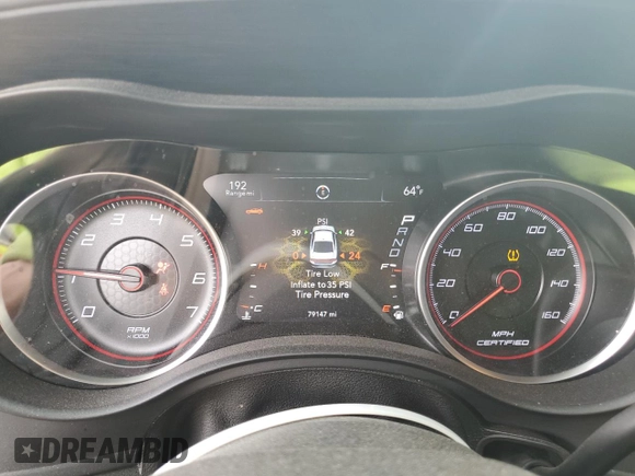 2019 Dodge Charger Police with VIN 2C3CDXAT2KH592510, listed as a Copart auction lot 47038855 with 79,147 mi miles and Salvage title. Bid and sale history available at DreamBid. Image 9.