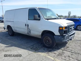 2012 Ford Econoline Cargo Commercial with VIN 1FTNE1EW2CDB17070, listed as a IAAI auction lot 41847884 with 249,165 mi miles. Bid and sale history available at carsss.com. Image 1.