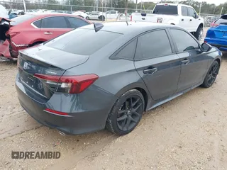 2025 Honda Civic Sedan Sport with VIN 2HGFE2F55SH524545, listed as a IAAI auction lot 41299518 with 5,167 mi miles. Bid and sale history available at carsss.com. Image 4.