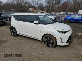 2023 Kia Soul GT-Line with VIN KNDJ53AU1P7860094, listed as a Copart auction lot 49749335 with 20,317 mi miles and Salvage Title. Bid and sale history available at carsss.com. Image 4.
